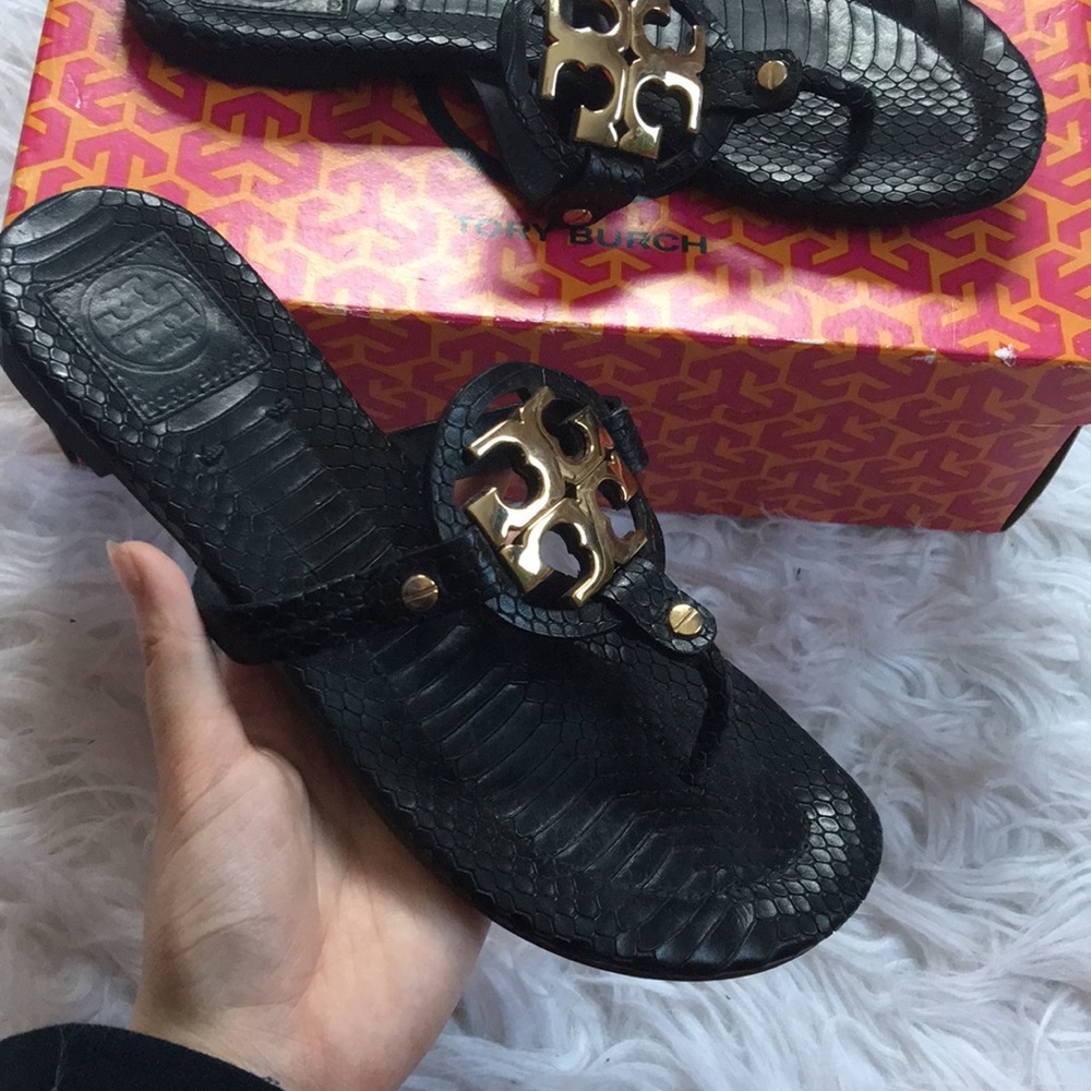 Tory Burch Black Sandals - Picture 3 of 5